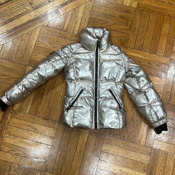 Sam. Kids metallic down puffer jacket - Picture 2 of 8